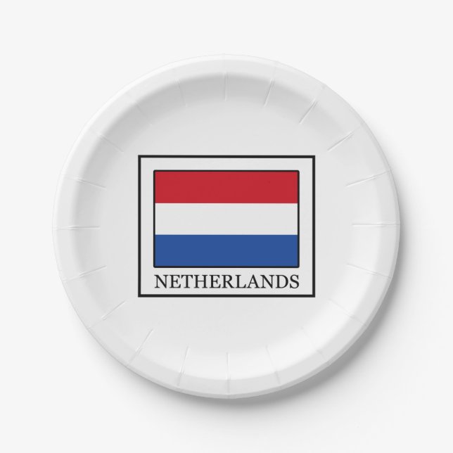 Assiettes En Carton Pays-Bas (Devant)