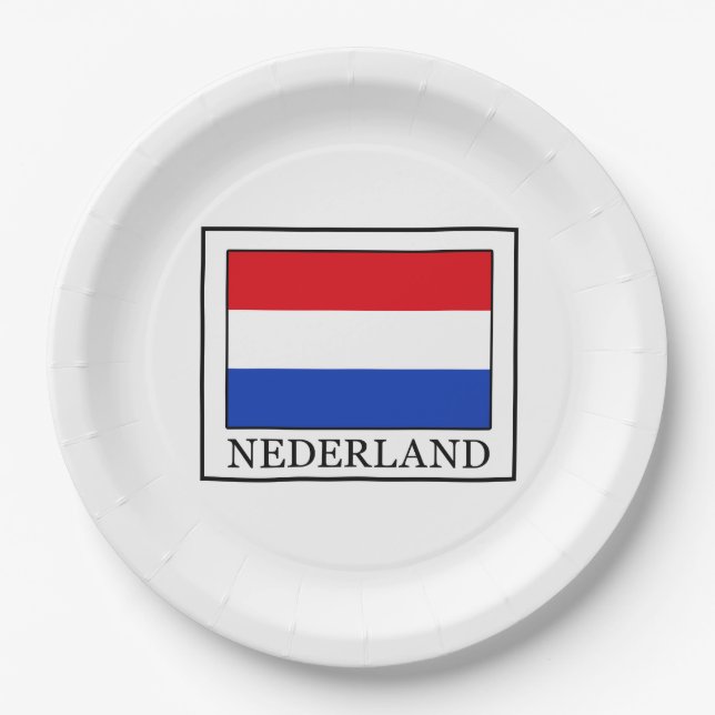 Assiettes En Carton Pays-Bas (Devant)