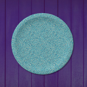 Assiettes En Carton  Peau de Crocodile Sauvage et Froide Texture Sarce