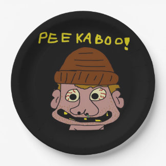 Assiettes En Carton Peekabo Weird Man