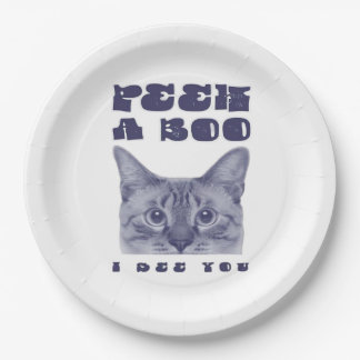 Assiettes En Carton Peekaboo - Sloth Halloween Surprise