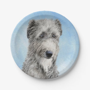 Assiettes En Carton Peinture écossaise Deerhound - Cute Original Dog A