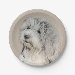 Assiettes En Carton Peinture Havanaise (Gold Sable) - Art Chien origin