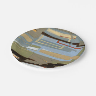 Assiettes En Carton Peinture libre moderne d'expression par le Normand