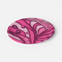 Peinture rose abstraite de panneau