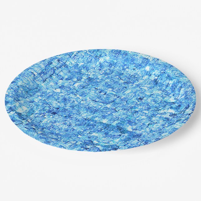 Assiettes En Carton Pequenos entalhes em desenho como à caneta (Angle)