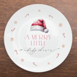 Assiettes En Carton Père Noël Baby Un Joyeux Petit Baby shower<br><div class="desc">Père Noël Baby Une Jolie Petite Plaque De Papier Baby shower. Éléments correspondants disponibles.</div>