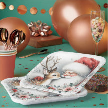 Père Noël Reindeer Kiss