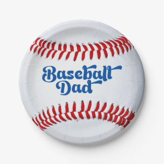 Assiettes En Carton Père père de baseball