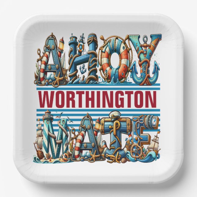 ASSIETTES EN CARTON PERMISSION DE MONTER À BORD (Recto)