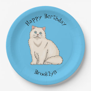 Assiettes En Carton Persian cat