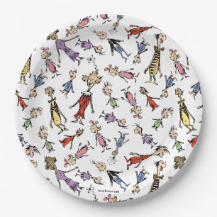Assiettes En Carton Personnages festifs de Whoville de Dr. Seuss