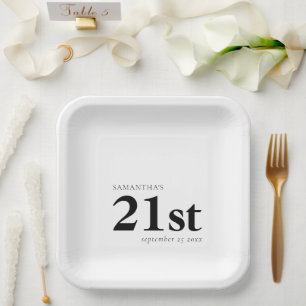 Assiettes En Carton Personnalisation moderne N'importe quelle couleur