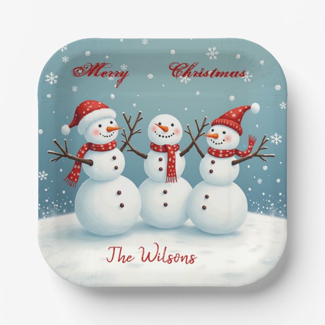 Assiettes En Carton Personnalisé (Recto)