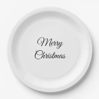 Assiettes En Carton personnalisé ajouter votre photo noël personnalisé