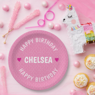 ASSIETTES EN CARTON PERSONNALISÉ JEUX ANNIVERSAIRE