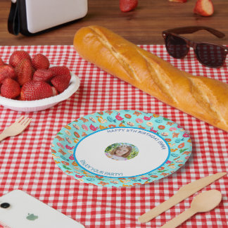 Assiettes En Carton Personnaliser l'image de fête d'anniversaire de pe