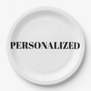Assiettes En Carton Personnalisez le Vôtre
