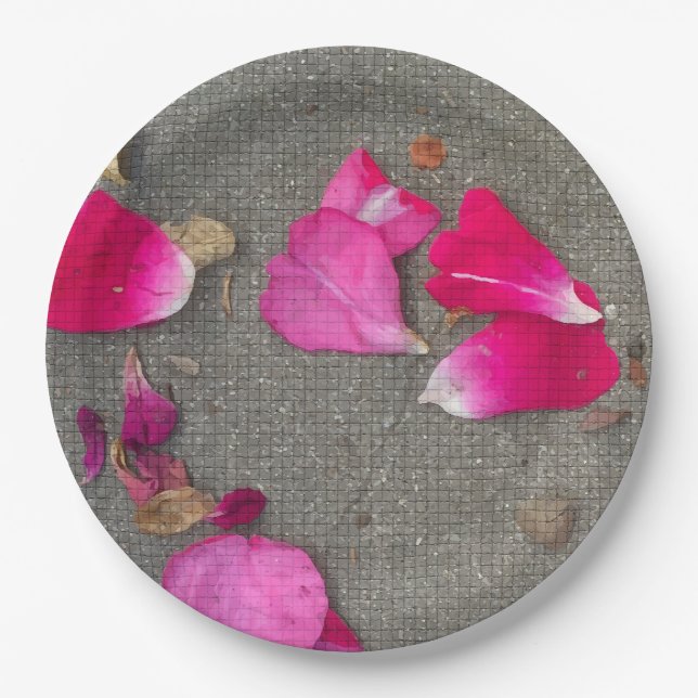 Assiettes En Carton Pétales de danse IV (Devant)