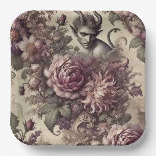 Assiettes En Carton Pétales de Prunier Méchant – Conception Florale Go