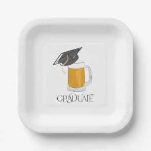 Assiettes En Carton Pete de bière avec capuchon de graduation