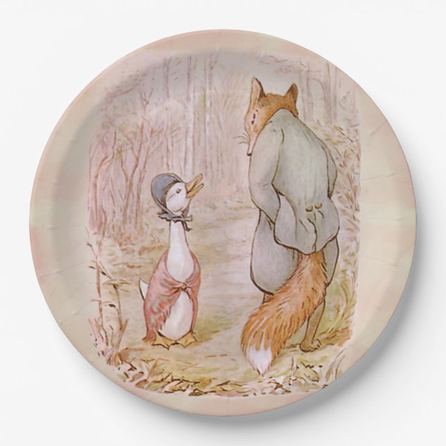 Assiettes En Carton Peter Rabbit (Devant)