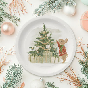 Assiettes En Carton Peter Rabbit arbre de Noël