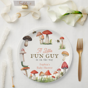 Assiettes En Carton Petit Amusant Guy Champagne Bee Boy Baby shower