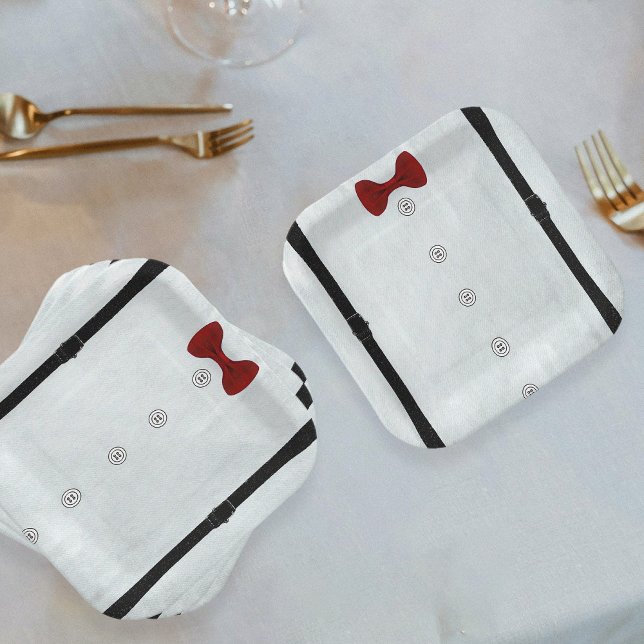 Assiettes En Carton Petit Baby shower doux simple moderne (Créateur téléchargé)