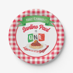 Assiettes En Carton Petit BOULETTE 1er ANNIVERSAIRE