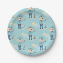 Petit Garçon Pirate Bleu