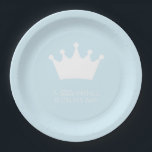 ASSIETTES EN CARTON PETIT PRINCE<br><div class="desc">Ces petits plats doux de prince sont l'addition parfaite à n'importe quelle célébration de bébé</div>