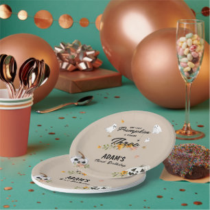Assiettes En Carton Petite Citrouille Anniversaire Halloween Tout Âge