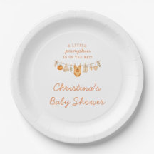 Petite Citrouille Baby Shower d'Automne