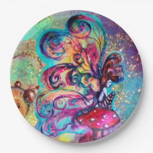 ASSIETTES EN CARTON PETITE ELLE DE CHAMPIGNONS