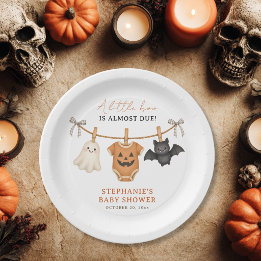 Assiettes En Carton Petite Fée Halloween Baby Shower Personnalisée