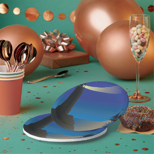 Assiettes En Carton Phare Et Plaques Papier Lune