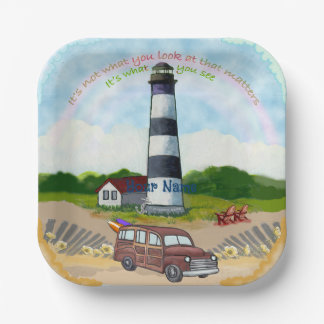 Assiettes En Carton Phare Rainbow Choice