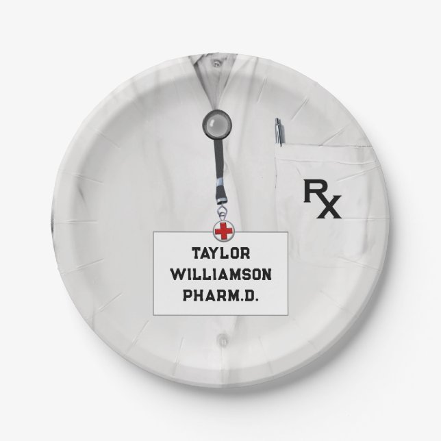 Assiettes En Carton Pharmacie (Devant)