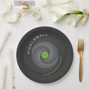 Assiettes En Carton Phénomène de Pickleball Galaxie