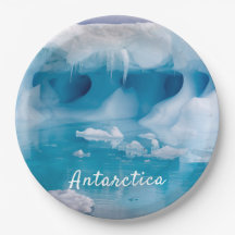 Photo de l'iceberg Antarctique avec texte