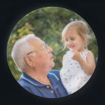 Assiettes En Carton Photo personnalisée<br><div class="desc">Plaques de papier photo personnalisées</div>