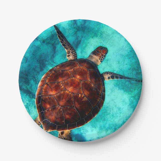 Assiettes En Carton Photo personnalisée Moderne (Devant)