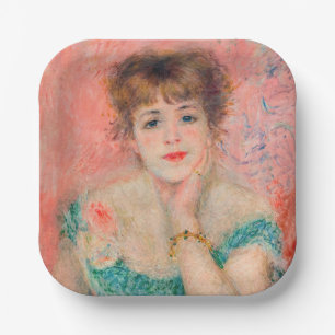 Assiettes En Carton Pierre-Auguste Renoir - Actrice Jeanne Samary