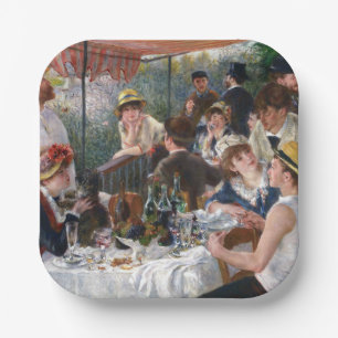Assiettes En Carton Pierre-Auguste Renoir - Le Déjeuner des canotiers