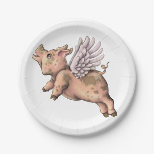 Assiettes En Carton Pigs