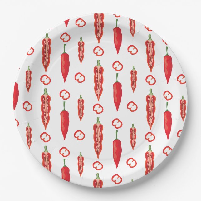 Assiettes En Carton Pilipili (Devant)