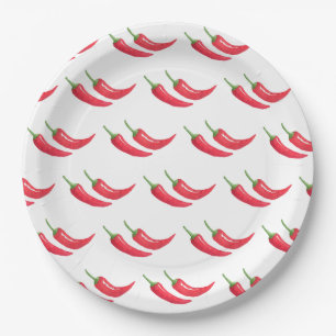 Assiettes En Carton Piment