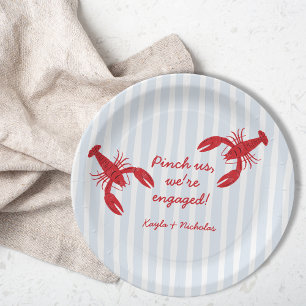 Assiettes En Carton Pincez-Nous Nous sommes Fiancés Bouillabaisse de É