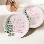 Assiettes En Carton Pink Bows Girl Baby Il fait froid dehors Baby show<br><div class="desc">Le Pink Bows Girl Baby It's Cold Outside Baby shower Papier Plaques apportent un charme sucré et hivernal à votre décor de baby shower ! Dotés d’un design rose doux, de délicats flocons de neige et d’arcs adorables sur un sapin de Noël festif, ces assiettes sont parfaites pour la douche...</div>